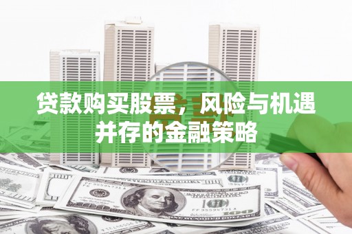 芦淞贷款购买股票，风险与机遇并存的金融策略
