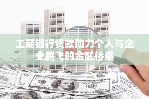 芦淞工商银行贷款助力个人与企业腾飞的金融桥梁