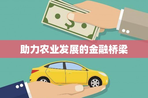 芦淞助力农业发展的金融桥梁