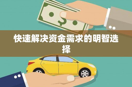 芦淞快速解决资金需求的明智选择