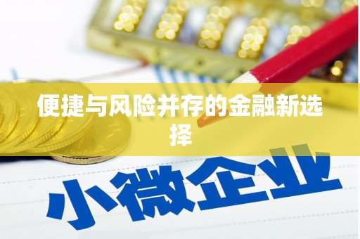 芦淞便捷与风险并存的金融新选择