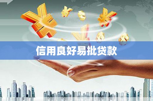 芦淞信用良好易批贷款