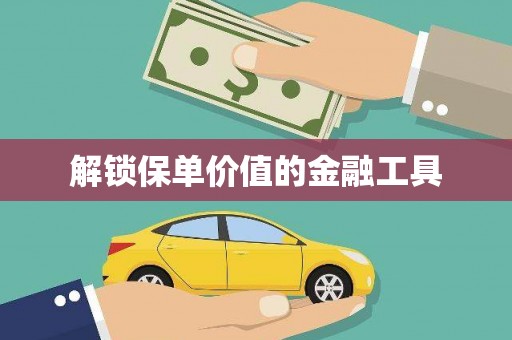 芦淞解锁保单价值的金融工具