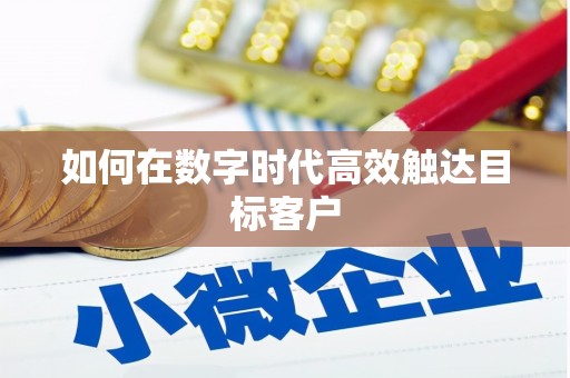 芦淞如何在数字时代高效触达目标客户