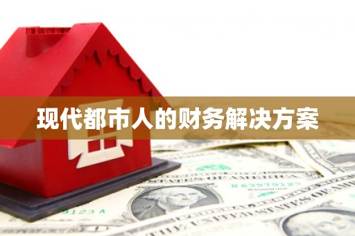 芦淞现代都市人的财务解决方案